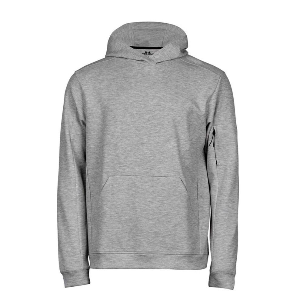 Tee Jays Mens Athletic Hoodie / Heather Grey